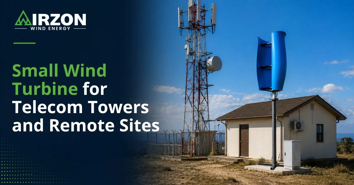 Small Wind Turbine for Telecom Towers and Remote Sites